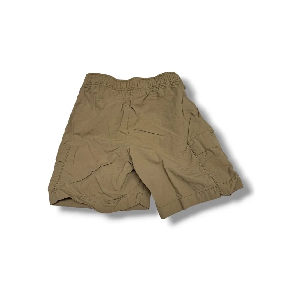 Old Navy Kids Tan Nylon Cargo Utility Shorts Belted Elastic Waist Khaki Size M 8